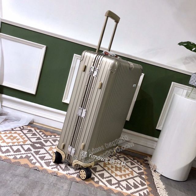 Rimowa拉杆箱 66613 日默瓦拉箱 德國漢莎航空波音747版 全鋁鎂合金行李箱xzx1081